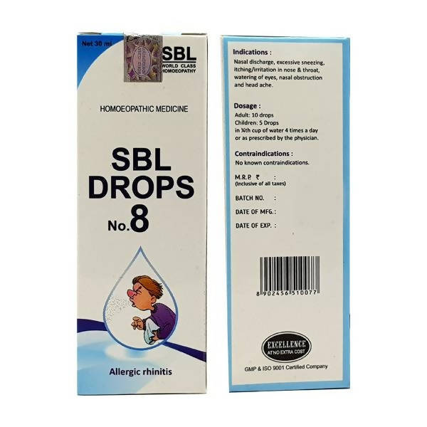 SBL Homeopathy Drops No. 8