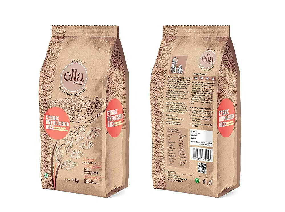 Ella Foods Ethnic Unpolished Rice | Grab2Buy