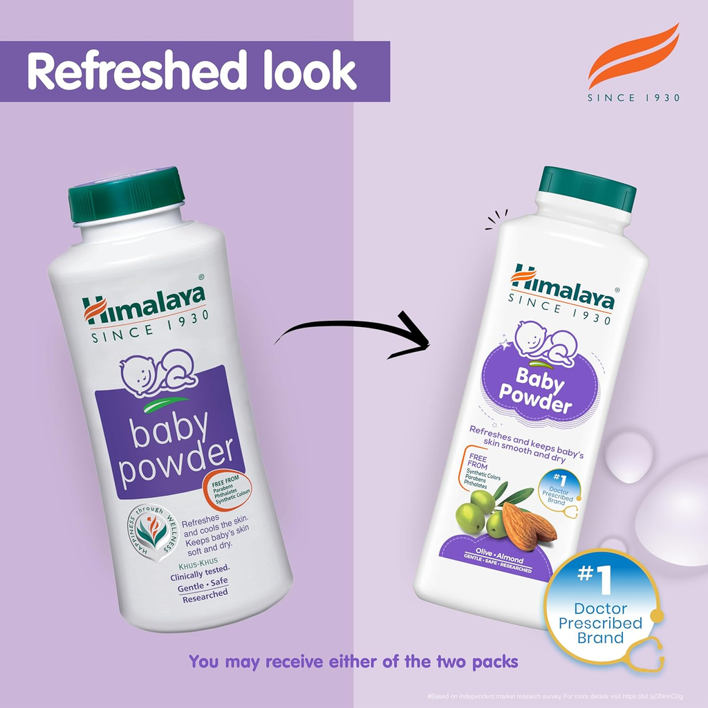 Himalaya Herbals - Baby Powder For Refreshes & Cools the Skin | Swadesiicart