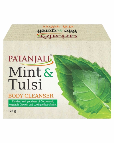 Patanjali Mint - Tulsi Body Cleanser Soap 125 gm | Grab2Buy