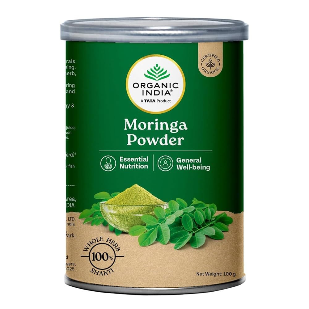 Organic India Moringa Powder - 100 gms | Grab2Buy