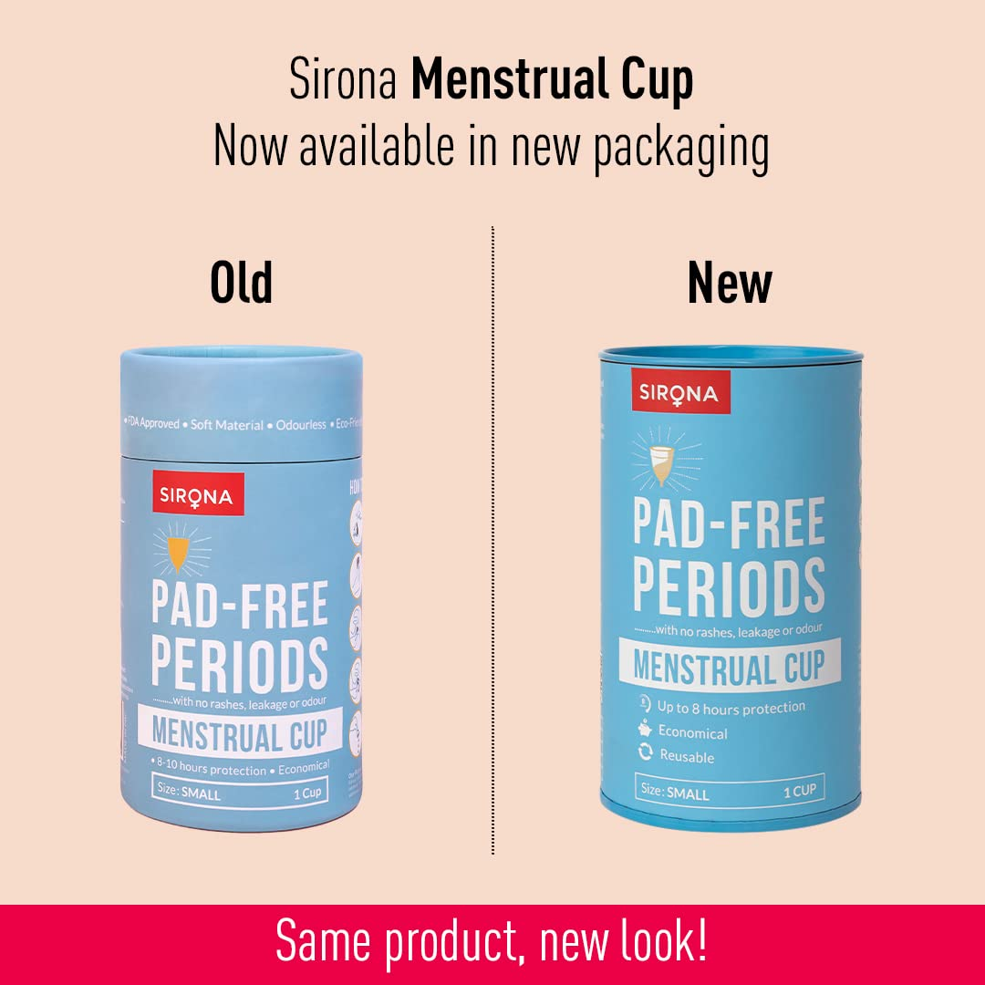 Sirona Reusable Menstrual Cup with Pouch | Grab2Buy