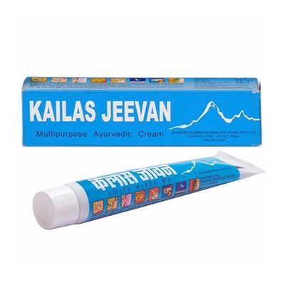 Kailas Jeevan Multipurpose Ayurvedic Cream | Coconut Oil & Chandan, For Men & Women