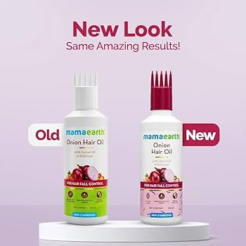 Mamaearth Onion Hair Oil With Onion & Redensyl For Hair Fall Control | Grab2Buy