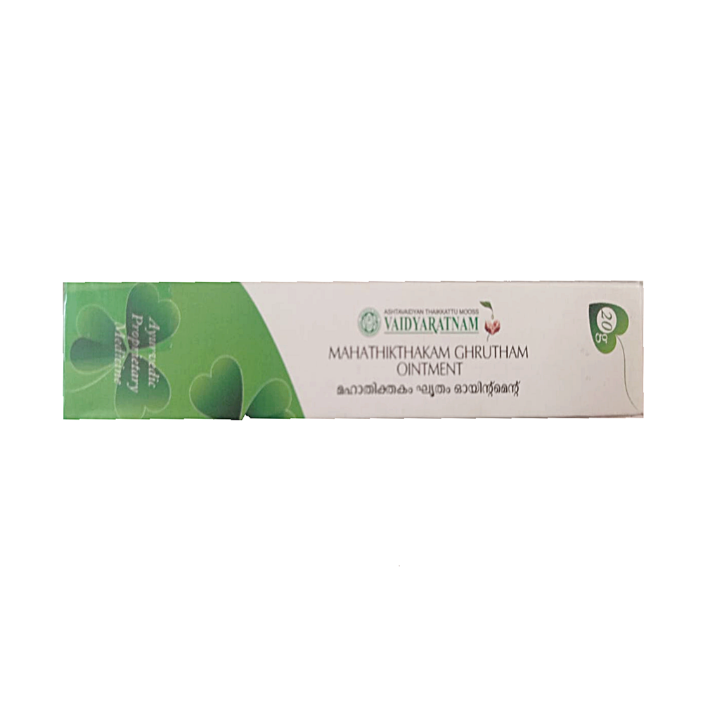 Vaidyaratnam Mahathikthakam Ghrutham Ointment | Grab2Buy