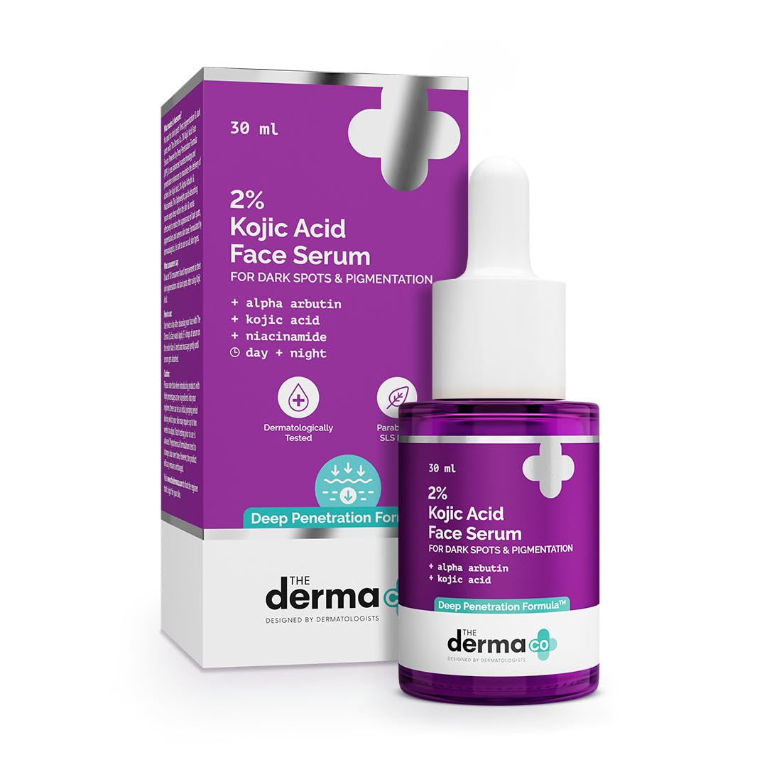 The Derma Co 2% Kojic Acid Face Serum with 1% Alpha Arbutin & Niacinamide | Grab2Buy