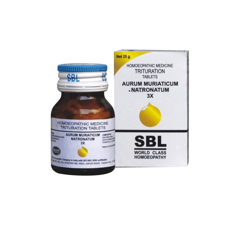 SBL Homeopathy Aurum Muriaticum Natronatum Trituration Tablet | Grab2Buy