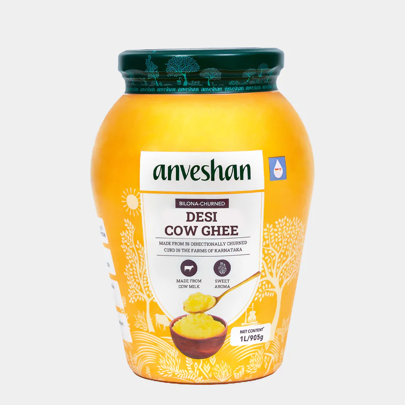 Anveshan A2 Desi Cow Ghee | Pure, Natural & Healthy Ghee | A2 Gir Cow Ghee | Grab2Buy