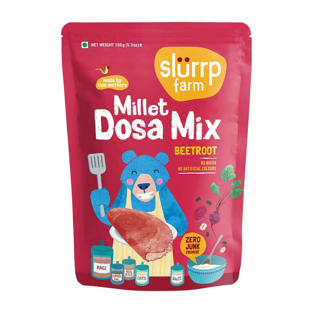 Slurrp Farm Beetroot Multigrain Millet Dosa Mix | Grab2Buy