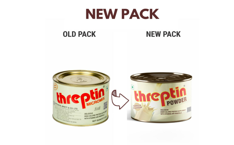 Threptin Micromix High Protein Milk Addon - 200 g (Vanilla) | Grab2Buy