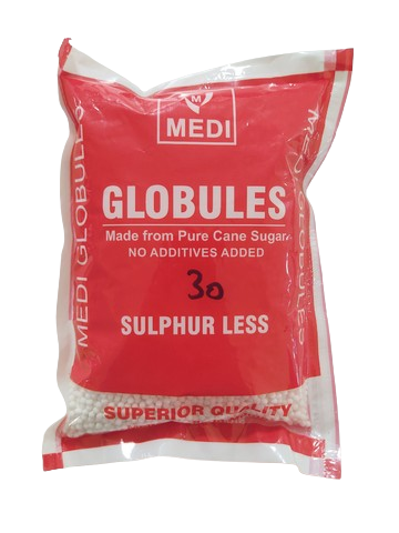Medi Homeopathy Globules/ Blank Pellets (Size 30) | Grab2Buy