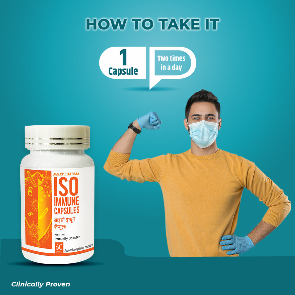 Jagat Pharma ISO Immune - Natural Immunity Booster Capsules | Grab2Buy