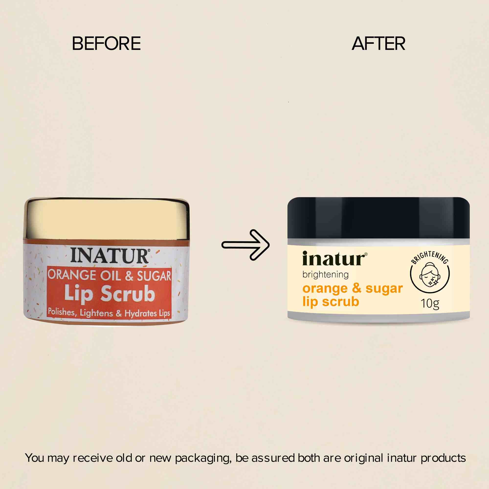 Inatur Orange & Sugar Lip Polish | Grab2Buy
