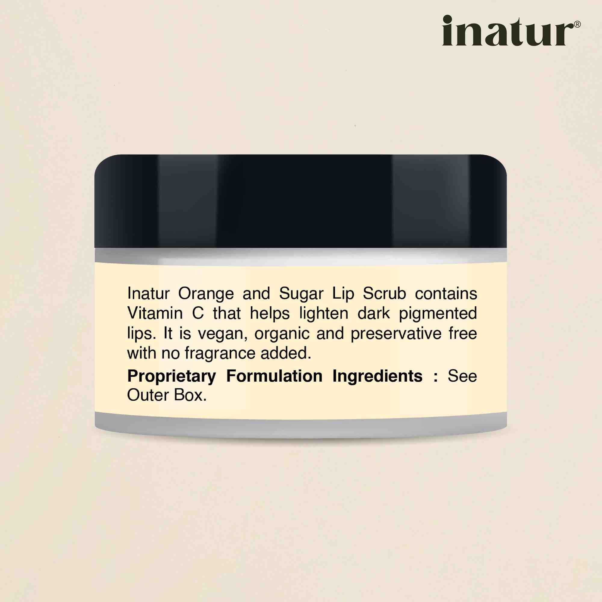 Inatur Orange & Sugar Lip Polish | Grab2Buy