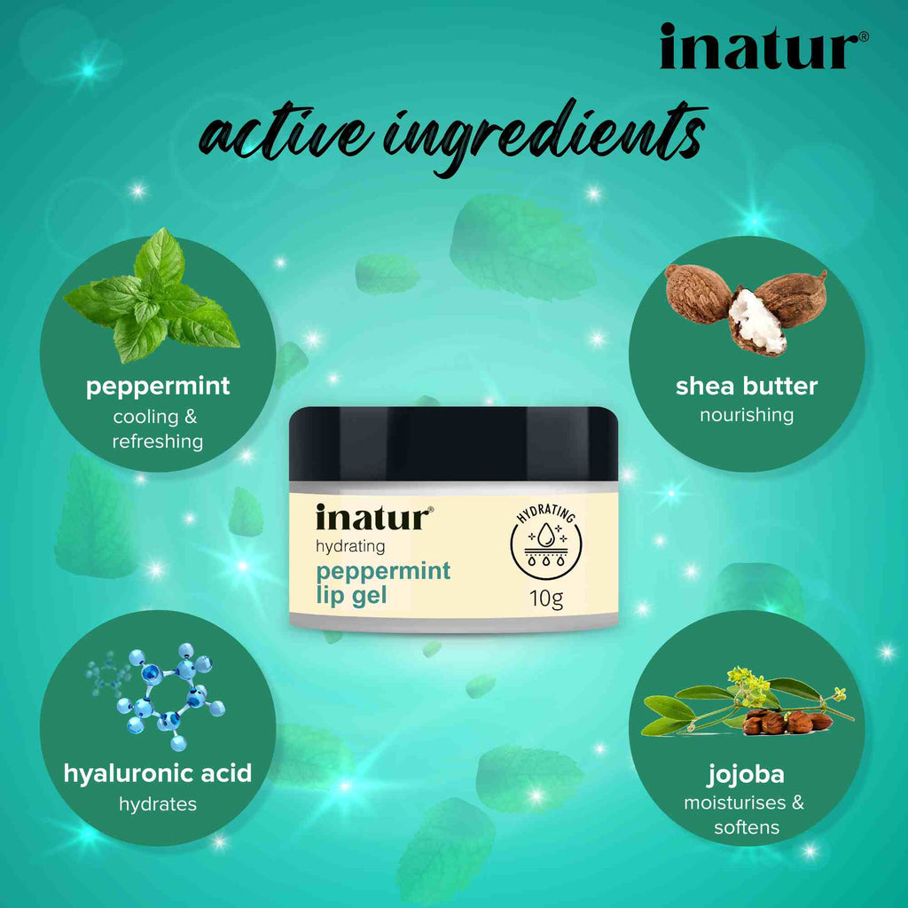 Inatur Peppermint Lip Gel | Grab2Buy