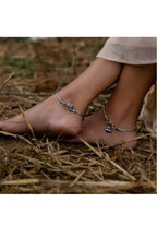 Mominos Fashion Oxidised Silver-Plated Anklets | Grab2Buy