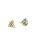 stone stud (mint green ) - Ruby Raang | Grab2Buy
