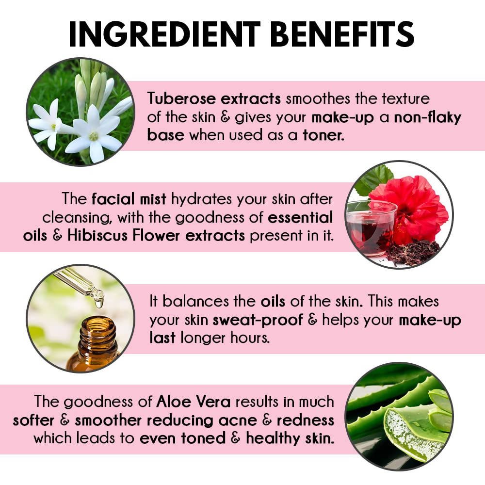 Auli Dazzle Instant Glow Floral Face Toner and Mist | Grab2Buy