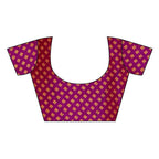 Vamika Wine Red Kalamkari Print With Jhalar Khadi Silk Saree (KITE WINE) | Grab2Buy