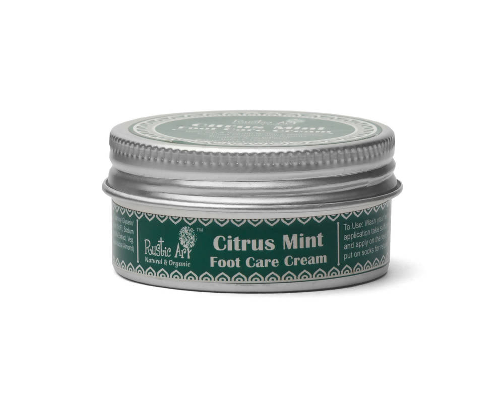 Rustic Art Citrus Mint Foot Care Cream | Grab2Buy