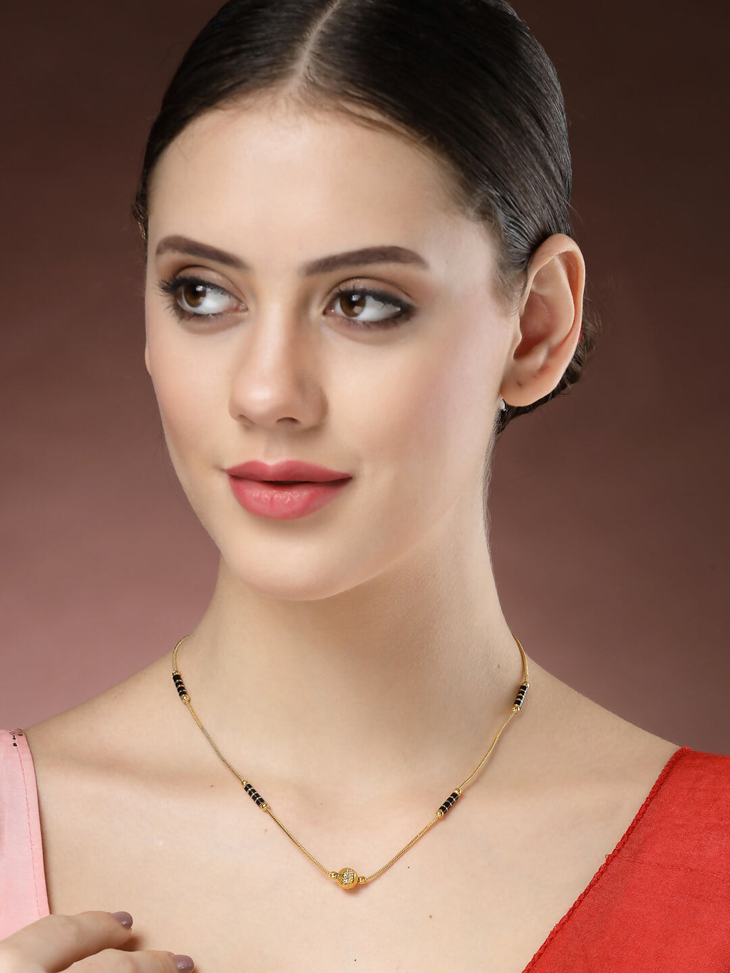 NVR Women's Gold-Polished Mangalsutra | Grab2Buy