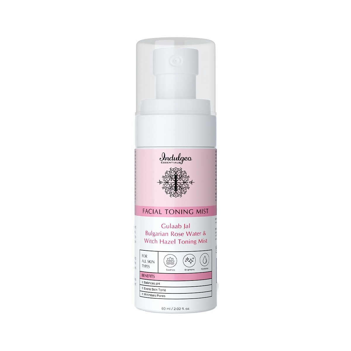 Indulgeo Essentials Gulaab Jal Facial Toning Mist | Grab2Buy
