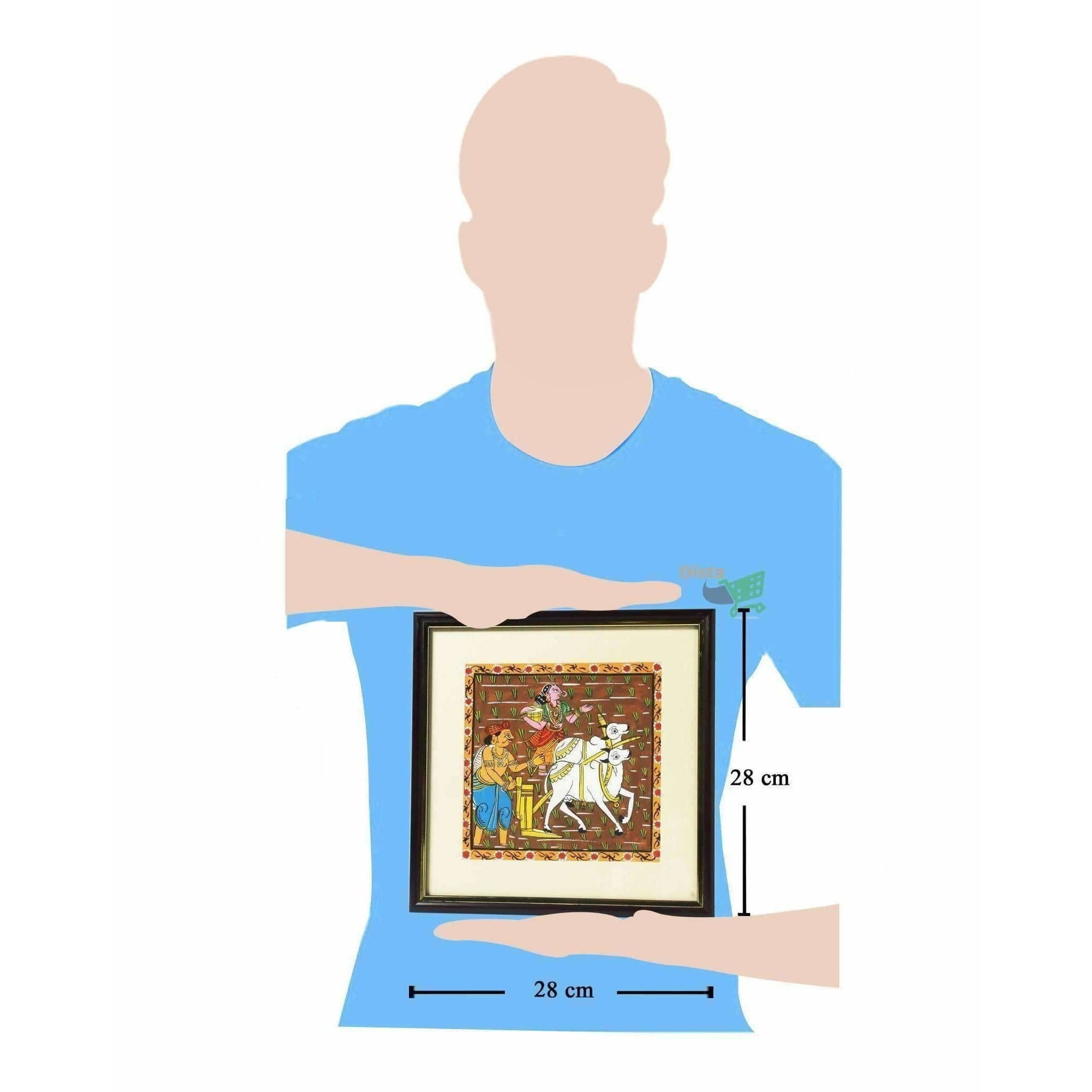 Cheriyal Painting of Former Working on Field | Grab2Buy