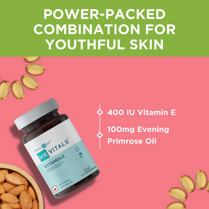HK Vitals Vitamin E Capsules | Grab2Buy