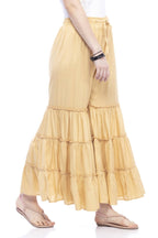 Mominos Fashion Reyon Cotton Golden Palazzo | Grab2Buy