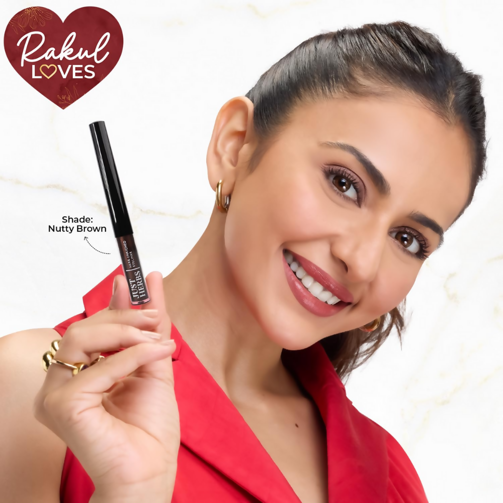 Just Herbs Eyeliner Waterproof and Smudge Proof, Long Lasting Eyeliners - Nutty Brown | Grab2Buy