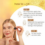 Globus Naturals Gold Radiance Anti Ageing & Brightening Face Serum, Suitable For All Skin Types