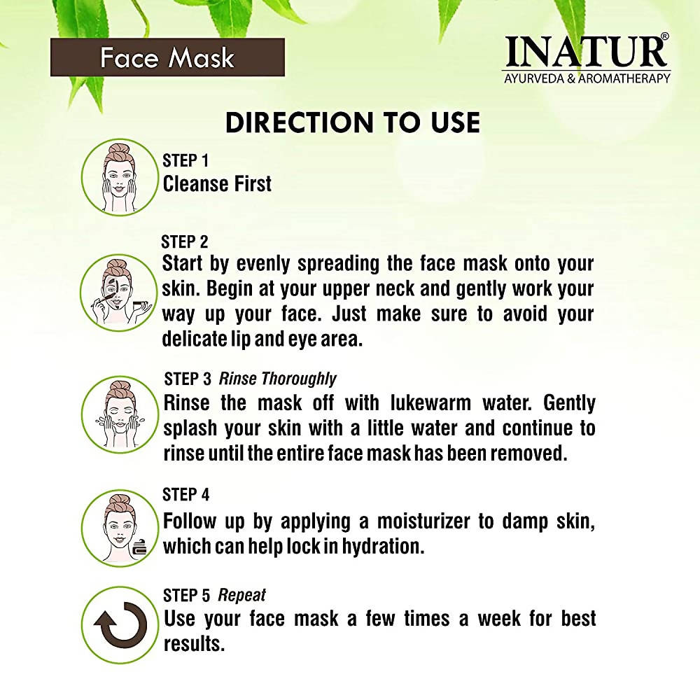 Inatur Charcoal Face Mask For Men | Grab2Buy