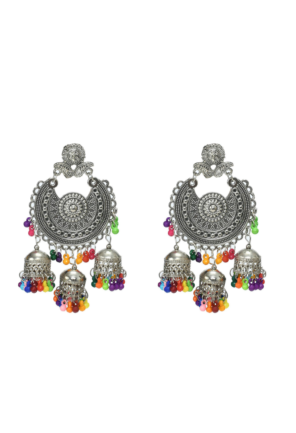 Mominos Fashion Johar Kamal Beautiful Jhumkas With Maang Tikka | Grab2Buy