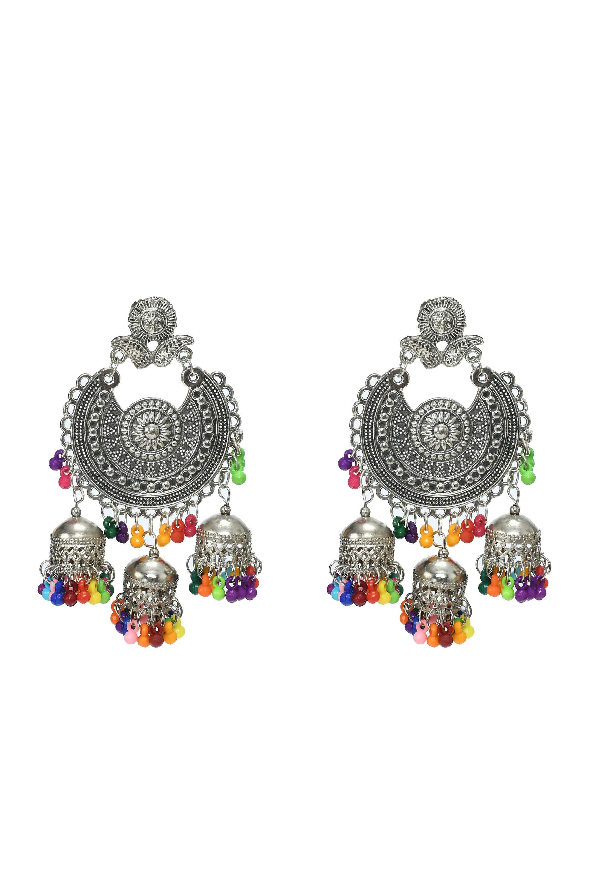 Mominos Fashion Johar Kamal Beautiful Jhumkas With Maang Tikka | Grab2Buy