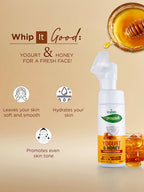 VI-JOHN Prakritik Yogurt & Honey geling Face wash Restores glow, Made With 100% Natural Bio Actives