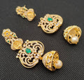AD Emeralds designer 4 in 1 Traditional Earrings | Grab2Buy