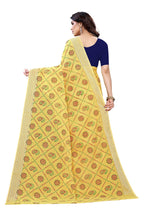 Vamika Yellow Linen Jari Border Saree (CHARVI YELLOW) | Grab2Buy
