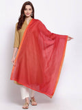 Myshka Women's Beautiful Red Cotton Silk Printed Casual Traditional Dupatta | Grab2Buy