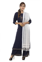 Mominos Fashion White Cotton Square Dupatta | Grab2Buy