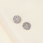 Blush Flower Stone Studs- Ruby Raang | Grab2Buy