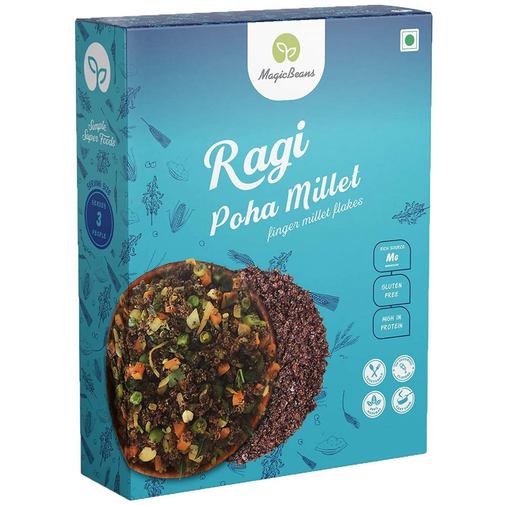 Magicbeans Ragi Poha Millet (Finger Millet Flakes) | Grab2Buy