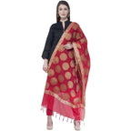 A R Silk Red Color VNS Big Gola Dupattas and Chunnis | Grab2Buy