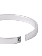 NVR Men's Set of 2 Gold & Silver Metal Brass-Plated Interlock Kada Bracelet