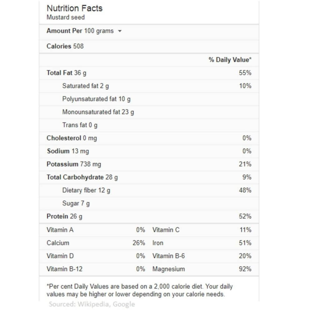 FreshOn Mustard Seeds Small (Natural) | Grab2Buy