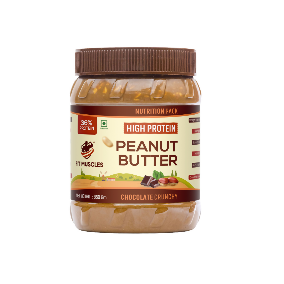 Fit Muscles High Protein Peanut Butter Chocolate Crunchy | Grab2Buy