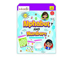 Braintastic Educational Game: Alphabet & Numbers(3-6 yrs)/Write & Wipe Activity Sheets/Kids Toys/34 pcs Free Puzzle | Grab2Buy