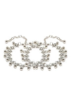 Mominos Fashion Kamal Johar Oxidised Silver Adjustable Anklets | Grab2Buy
