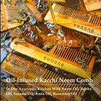 Buddha Natural Baby Comb with Handle - Kacchi Neem Wood | Grab2Buy