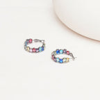 Multi Loops Silver Plated- Ruby Raang | Grab2Buy