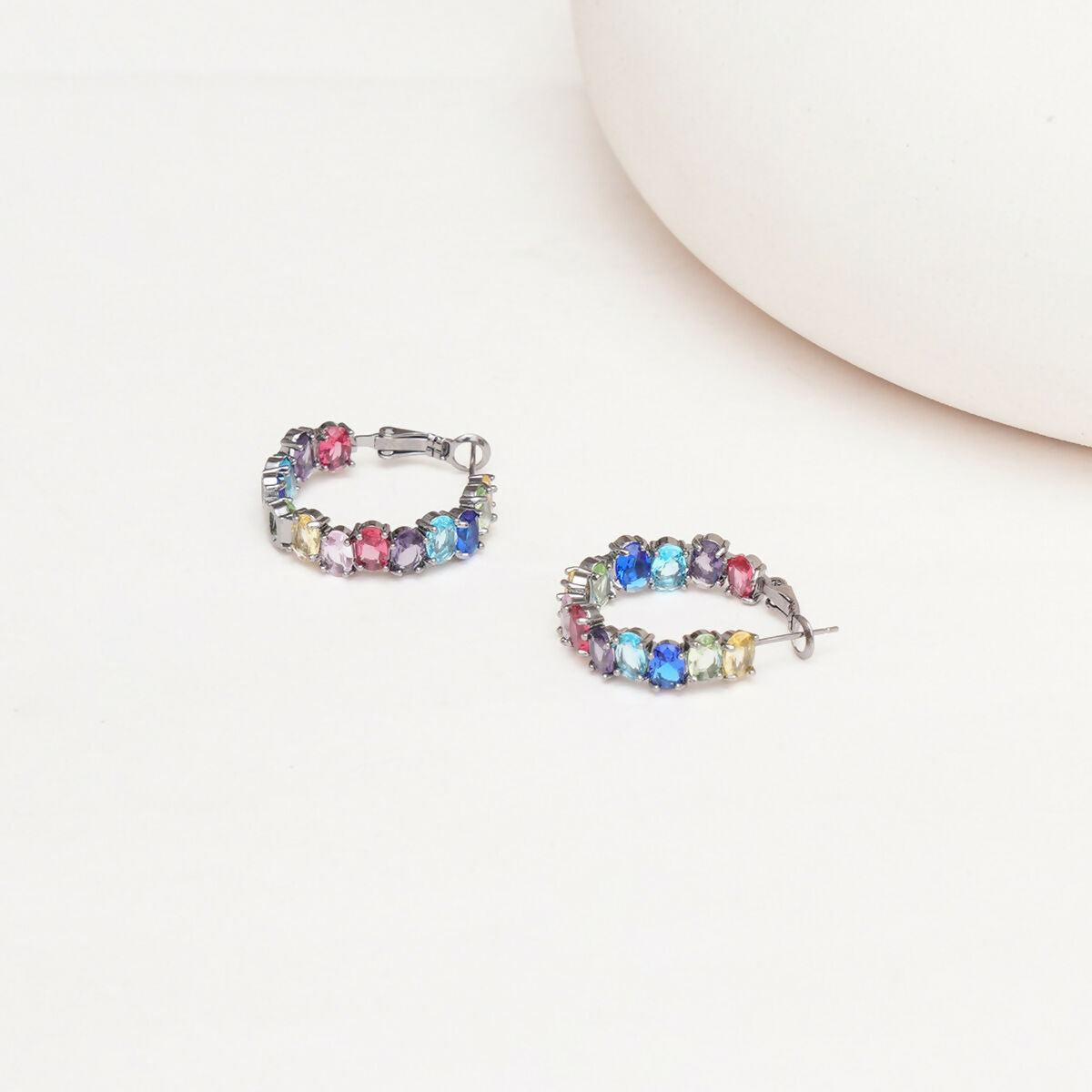 Multi Loops Silver Plated- Ruby Raang | Grab2Buy